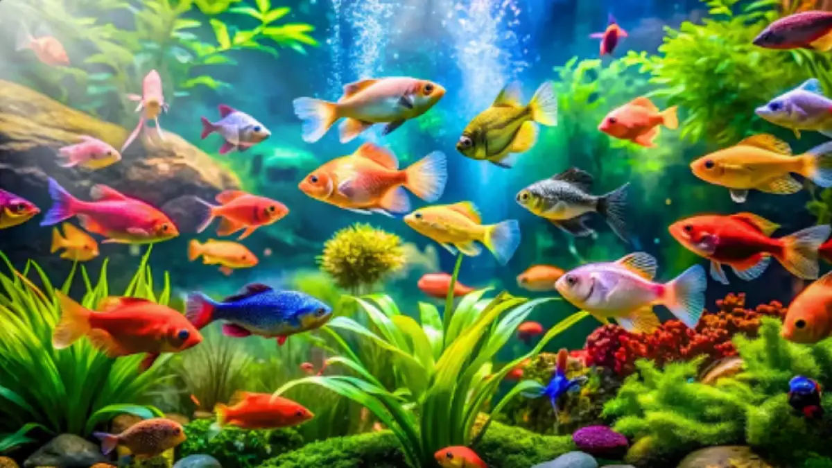 13 ikan hias air tawar seperti diskus, gapi, moli, koi, neon tetra, dan platy disebut bisa menghiasi satu akuarium.

