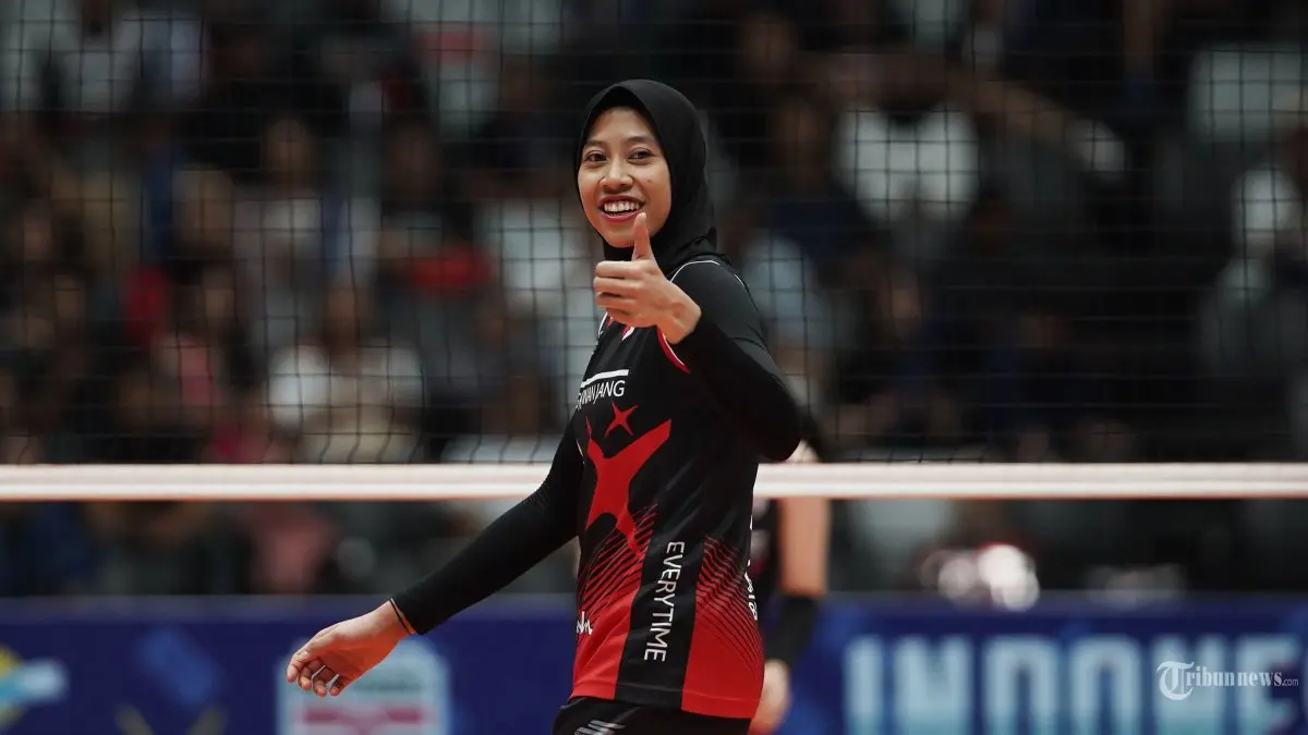 Megawati Hangestri mencetak 26 poin dan disebut meraih MVP saat Hyundai Hill State menang dramatis 3-2 atas Wonder Dogs (Pinterest).