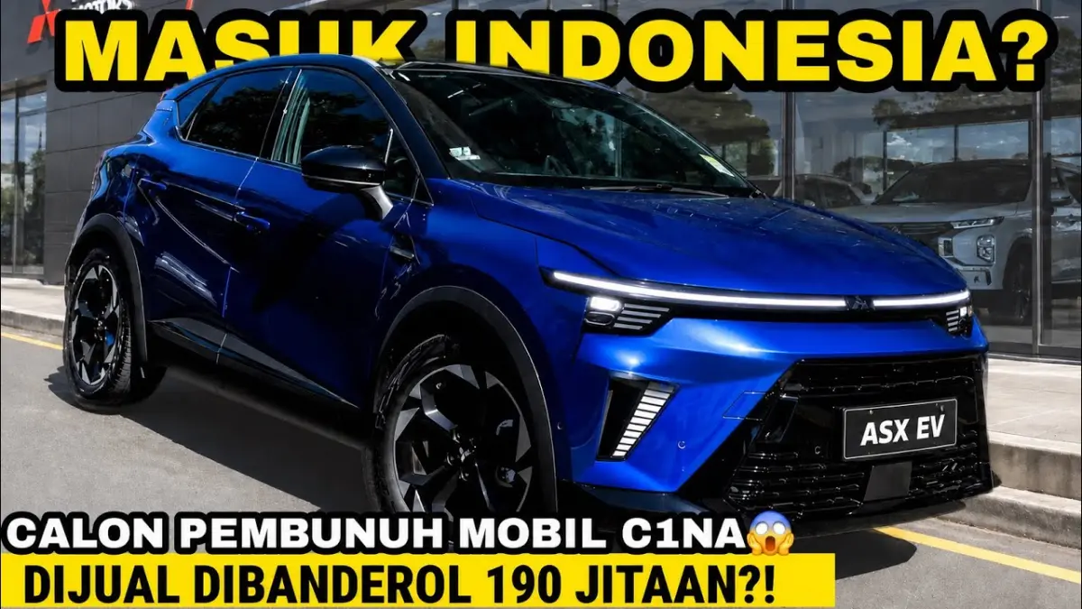 Mitsubishi rilis mobil listrik ASX VR-e garapan Foxconn dengan tenaga 407 PS dan jarak tempuh 516 km. Intip spesifikasi lengkapnya di sini!