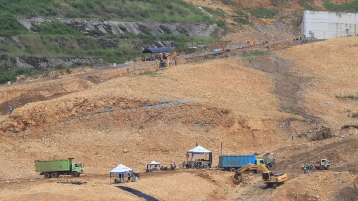 DUKUNG PERTANIAN: Pembebasan lahan Bendungan Bagong sudah mencapai 97 persen dan kini tersisa tanah kas desa serta tanah wakaf.(ZAKI JAZAI/ RADAR TRENGGALEK)