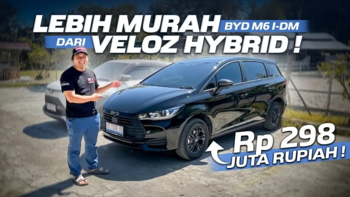 BYD M6 DM Classic Rp298 juta diuji tanpa baterai dan mencatat konsumsi 19,55 km per liter dalam mode hybrid.