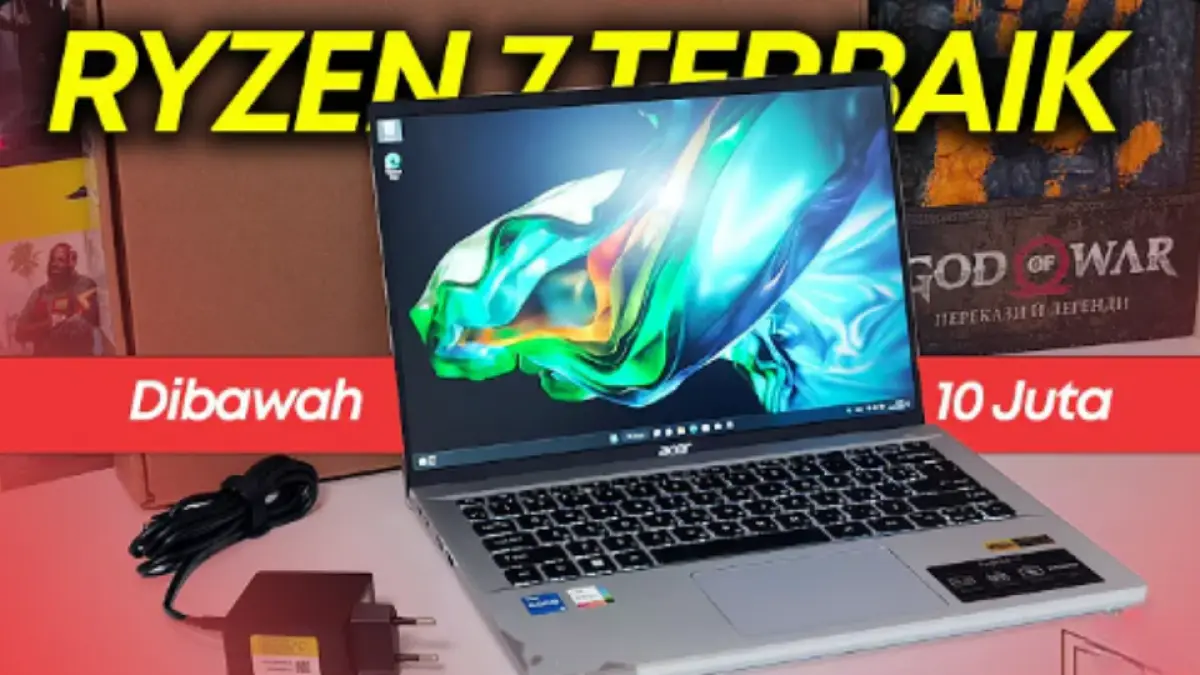 Laptop AMD Ryzen 7 murah tersedia dalam berbagai pilihan, mulai Rp6,4 jutaan, dengan spesifikasi untuk kerja, multitasking, editing, hingga multimedia.