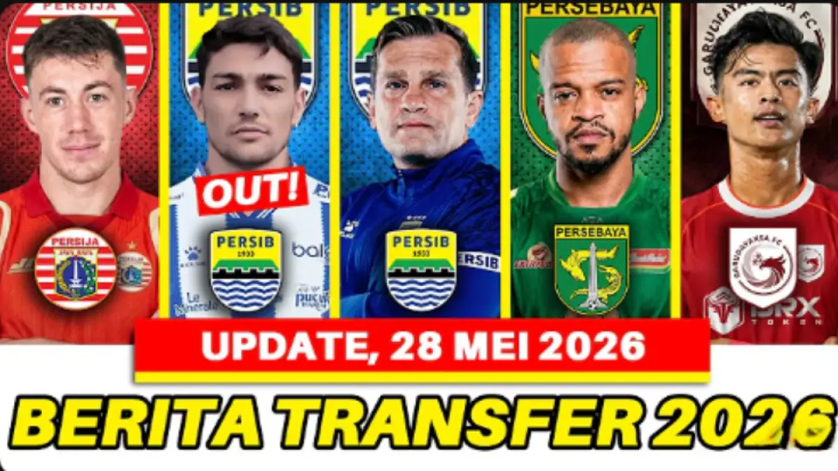 Bursa transfer Liga 1 2026-2027 memanas. Garuda Yaksa borong tiga pemain, Persik tambah dua pemain, sementara Persib ganti pelatih.