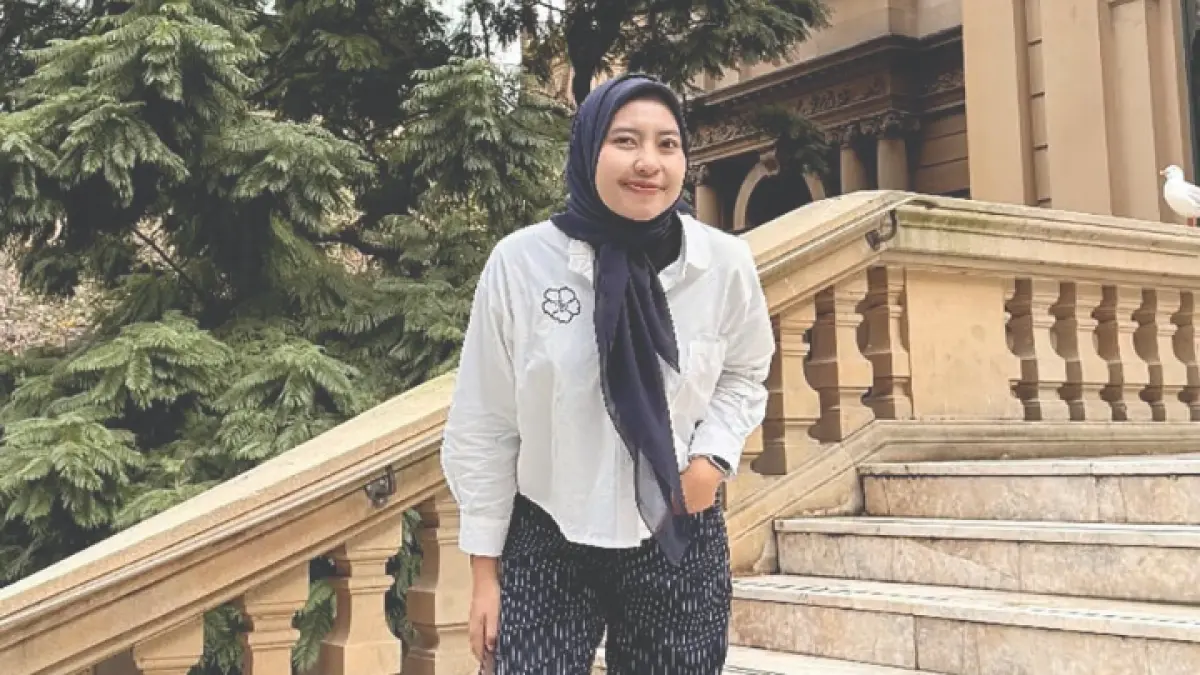  MANDIRI: Alifa Zamza Rozalba, warga Desa Salamrejo, Kecamatan Karangan, sempat menjadi guru di Trenggalek dan kini memilih kerja di Australia.(ALIFA ZAMZA ROZALBA UNTUK RADAR TRENGGALEK)