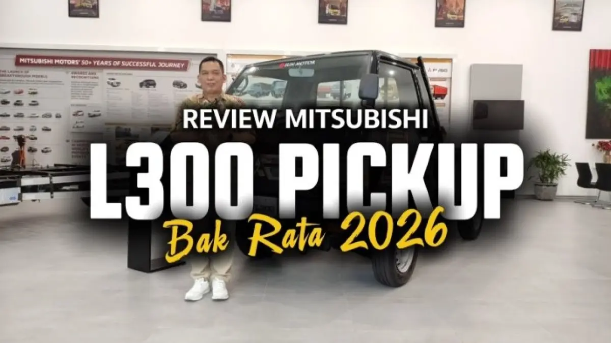 Mitsubishi L300 2026 di Jawa Tengah dibanderol Rp231 juta, dengan bak 2,63 meter dan mesin Euro 4 turbo 2.268 cc.
