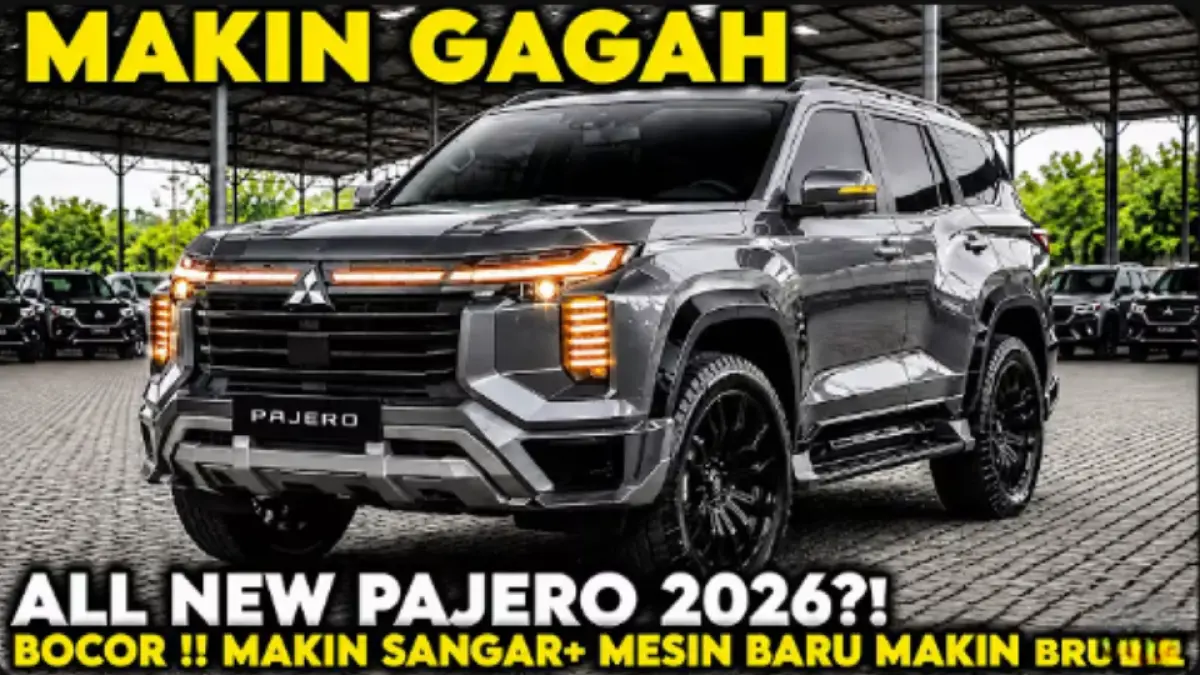 Mitsubishi Pajero kembali 2026 sebagai SUV flagship. Mengusung ladder frame, desain baru, dan fitur digital untuk kebutuhan offroad.