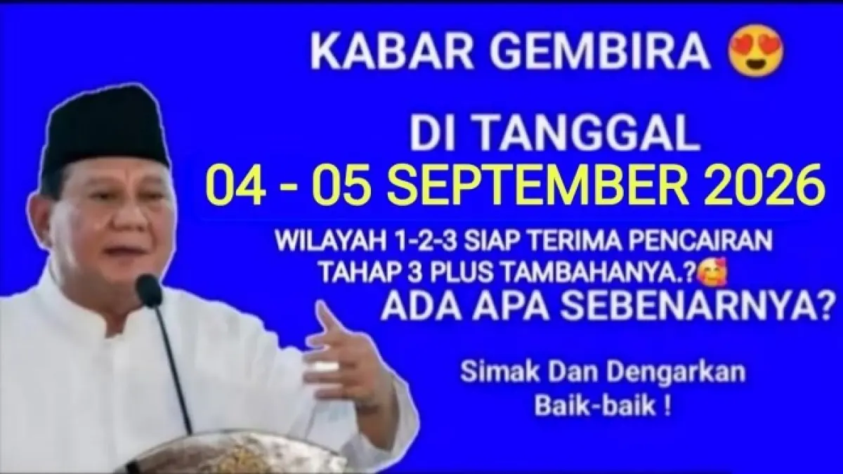 Bansos tambahan September 2026 masih disalurkan. Ada beras 30 kg untuk desil 1-4 dan PIP bagi siswa yang memenuhi kriteria.