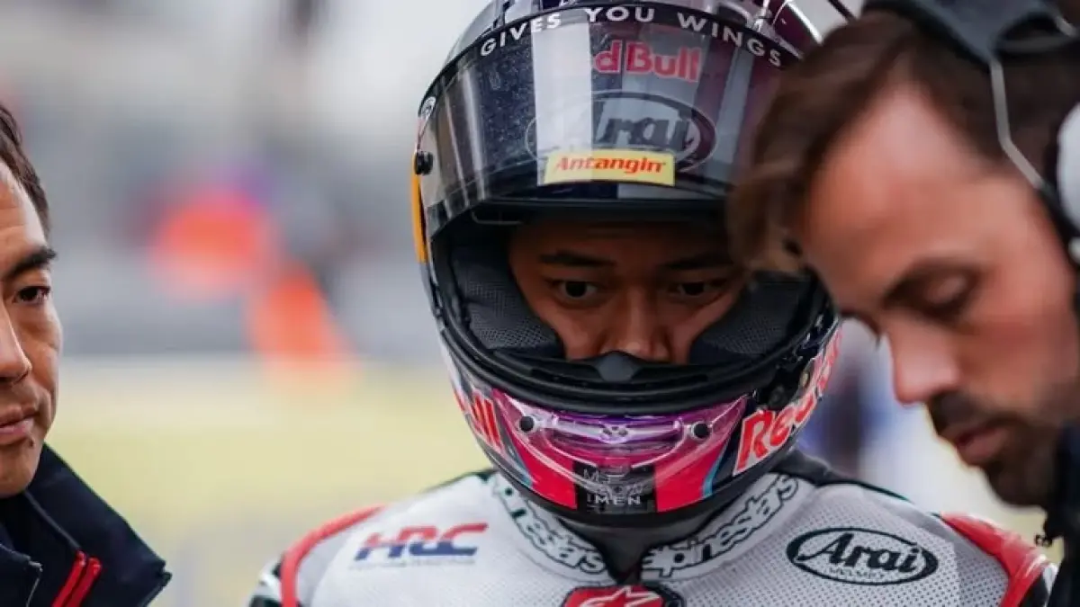 Veda Ega Pratama MotoGP Jerman 2026, membawa modal kemenangan di Sachsenring dan misi bangkit setelah gagal finis di GP Belanda. (PINTEREST)