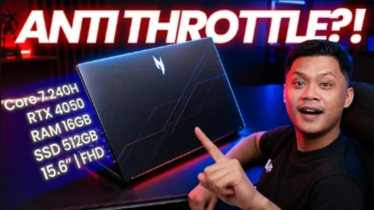 Acer Nitro V15 dengan Intel Core 7 dan RTX 4050 menawarkan performa gaming tinggi, layar 180 Hz, tetapi punya catatan pada baterai dan kipas.