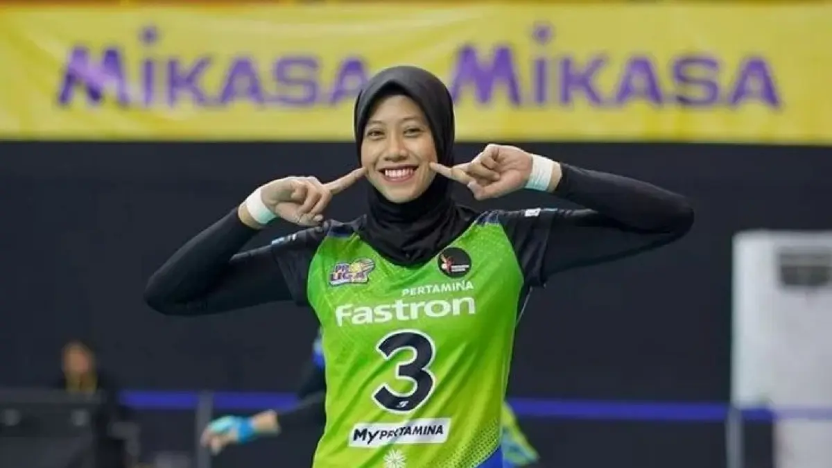 Megawati Hangestri 38 poin dan meraih MVP saat Hyundai Hillstate menang 3-1 atas Saga Hisamitsu Springs, klub kuat asal Jepang (Pinterest).