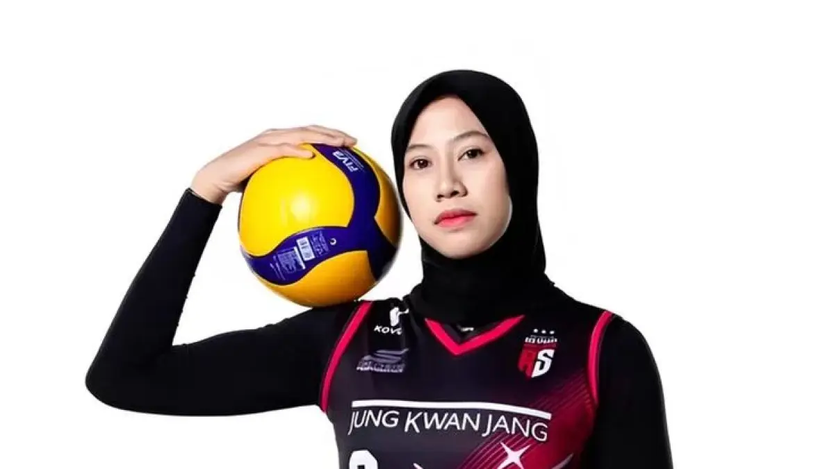 Megawati Hangestri menjadi andalan Hyundai Hillstate di liga voli Korea 2026. Media Korea menyoroti duetnya dengan Jordan Wilson.(PINTEREST)