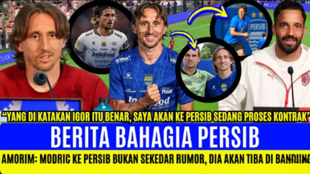 Persib Bandung dikaitkan dengan Luka Modric setelah komentar Igor Tolik. Namun, kabar transfer sang gelandang masih sebatas rumor.