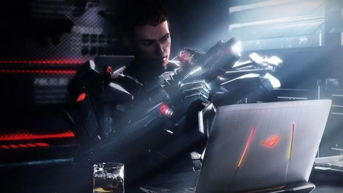 ROG Strix SCAR 16 dibandingkan ASUS ROG G701 menunjukkan lonjakan performa hingga 10 kali lipat dalam delapan tahun (Pinterest).