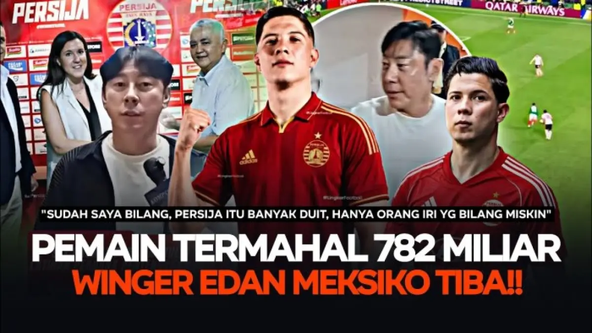 Joel Perez Persija mencuat di bursa transfer 2026-2027. Gelandang Meksiko itu disebut sudah mencatat 67 laga bersama Leones Negros.