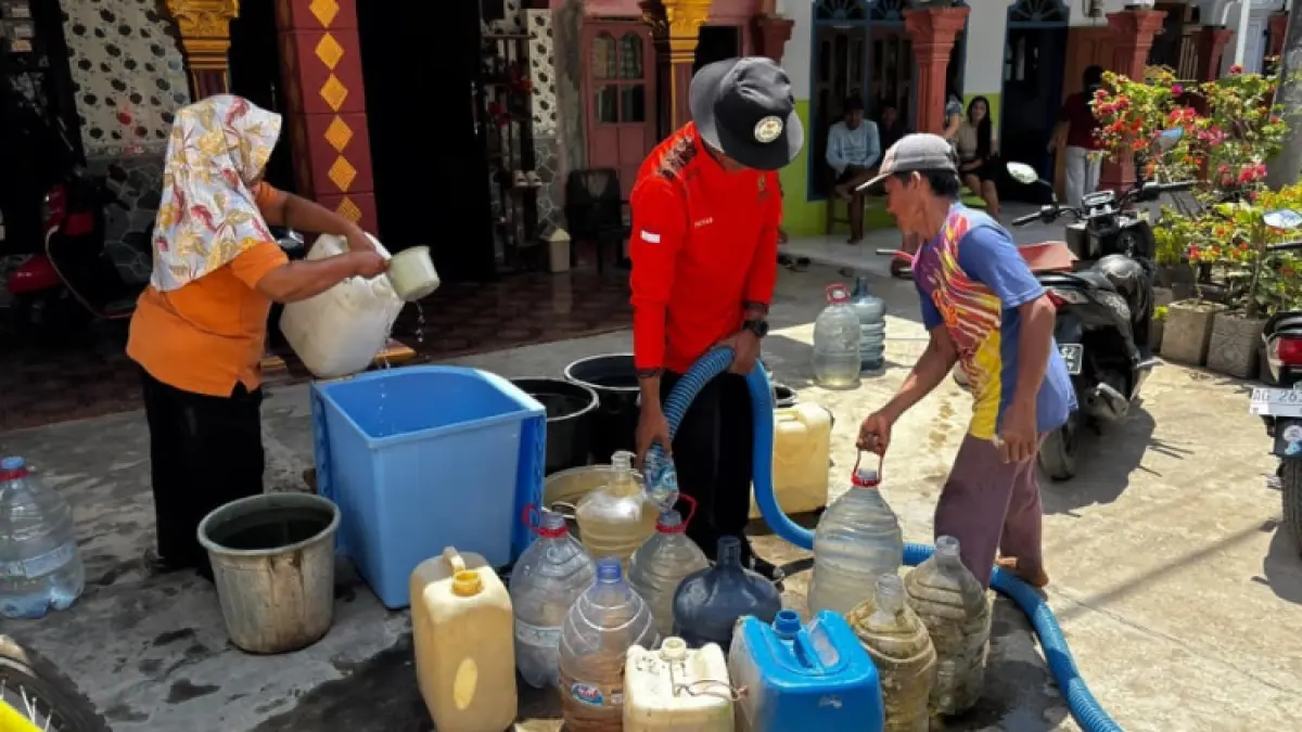 DAMPAK KEMARAU: Dua dusun di Desa Mlinjon, Kecamatan Suruh, mengalami krisis air bersih.(GUNAWAN/RADAR TRENGGALEK)