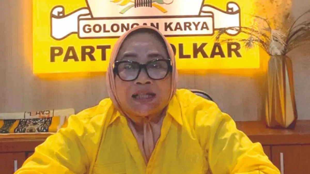 Ketua DPD Partai Golkar Trenggalek Arik Sri Wahyuni.(M. BIMA FAISAL/ RADAR TRENGGALEK)