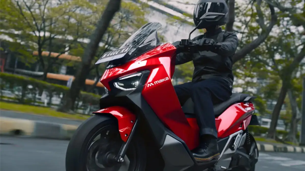 Maka Cavalry diuji dengan top speed 108 km/jam, jarak tempuh hingga 121 km, baterai 4 kWh, dan harga Rp35,85 juta (Pinterest).
