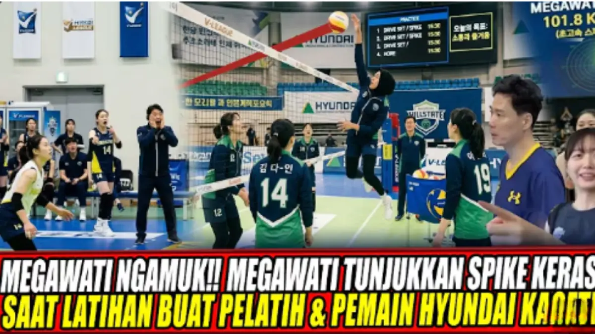 Megawati Hangestri terus membangun chemistry bersama Hyundai Hillstate lewat latihan intensif dan kebersamaan di meja makan.