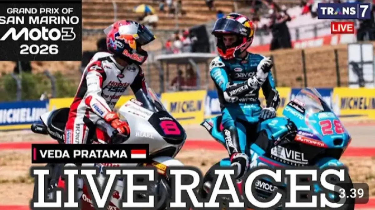 Veda Pratama mendapat sorotan positif di Misano. Komentator menyebut pembalap Indonesia itu sangat spesial dan punya potensi menjadi superstar baru.