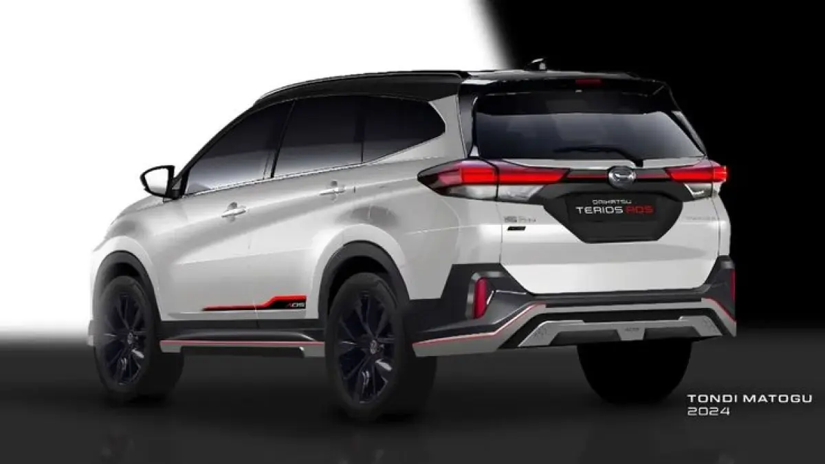 Daihatsu Terios X Manual menawarkan mesin 1.500 cc, penggerak roda belakang, tiga baris dan fitur lengkap untuk kebutuhan harian (Pinterest).