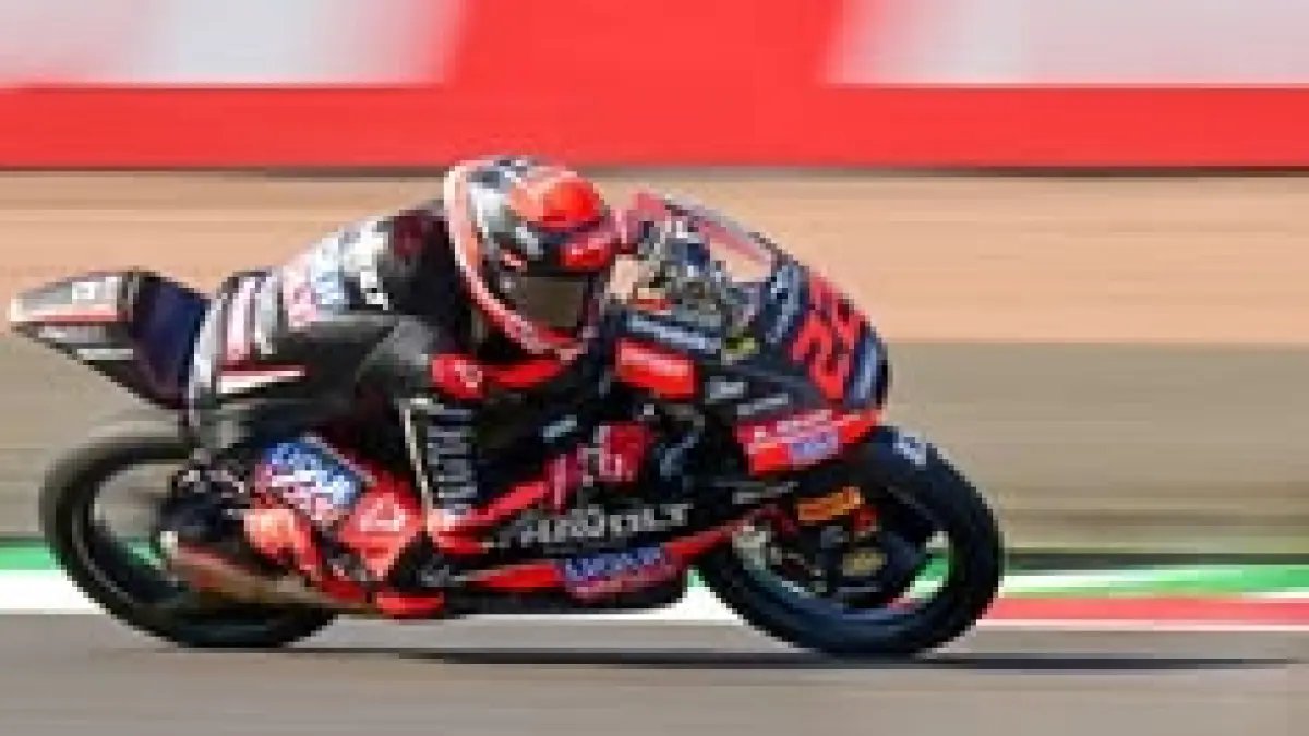 Hasil Moto3 Inggris 2026, David Almansa juara, Alvaro Carpe kedua, dan Veda Ega Pratama finis kesembilan.(PINTEREST)