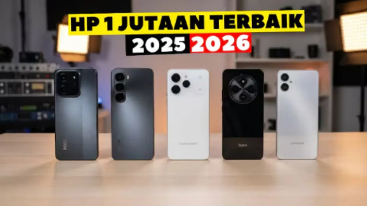 HP 1 jutaan akhir 2025 semakin menarik. Ada Tecno Spark 40, Infinix Hot 60i, Poco C85, Samsung Galaxy A06, dan Redmi 14C.