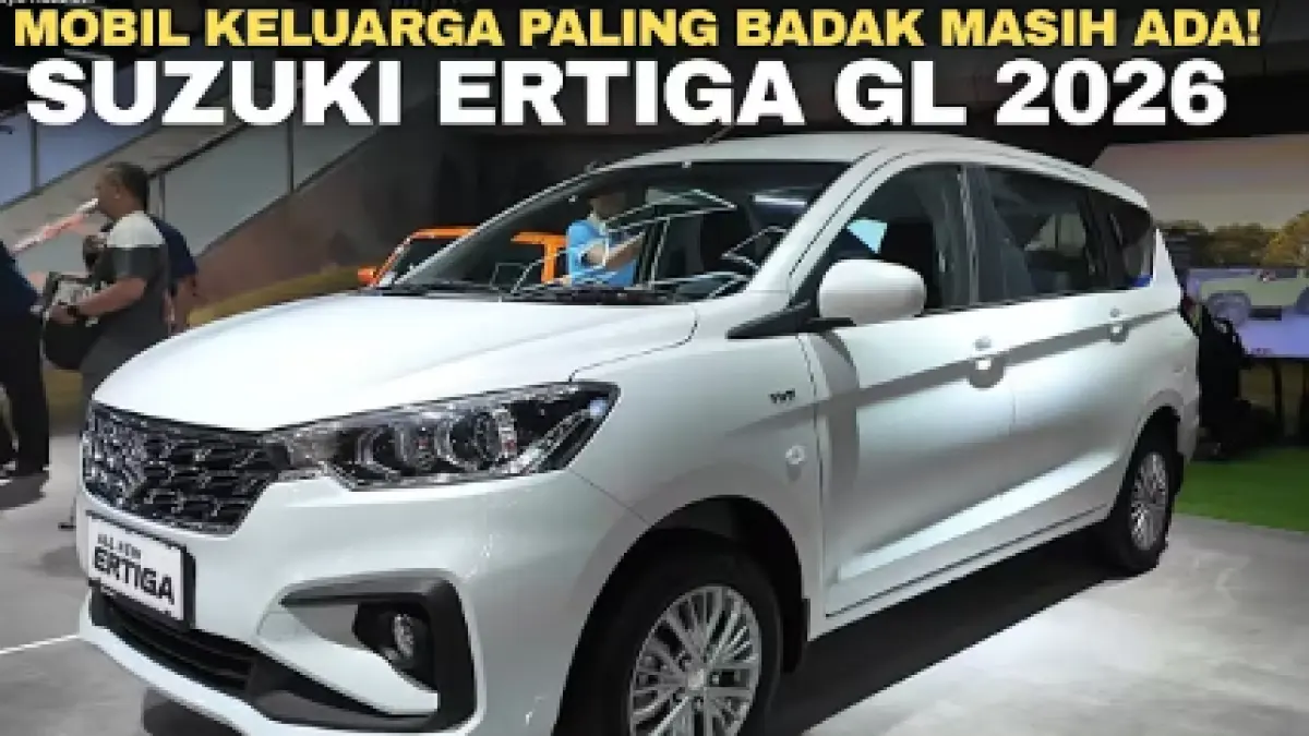 Suzuki Ertiga 2026 varian non-hybrid masih diproduksi. Intip fitur eksterior, kenyamanan interior, dan keunggulannya di bawah Rp300 juta!