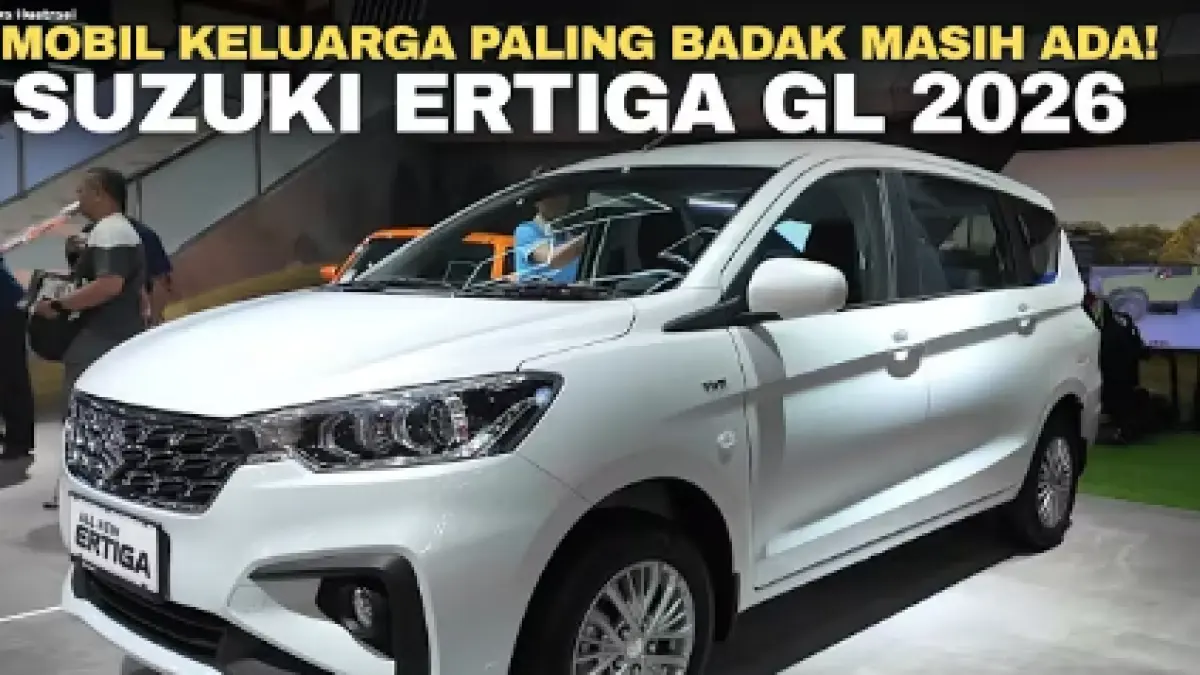 Suzuki Ertiga 2026 varian non-hybrid masih diproduksi. Intip fitur eksterior, kenyamanan interior, dan keunggulannya di bawah Rp300 juta!