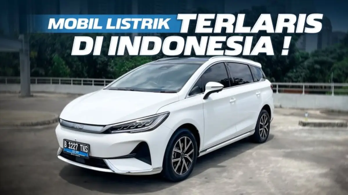 BYD M6 dibanderol Rp419 juta dengan konfigurasi 7 penumpang, range 530 km, tenaga 200 HP, dan fitur lengkap.