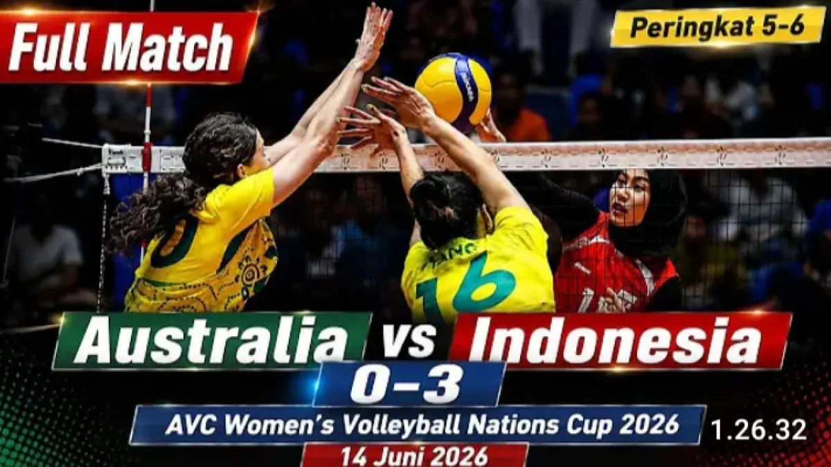 Indonesia menang 3-0 atas Australia di AVC Women
