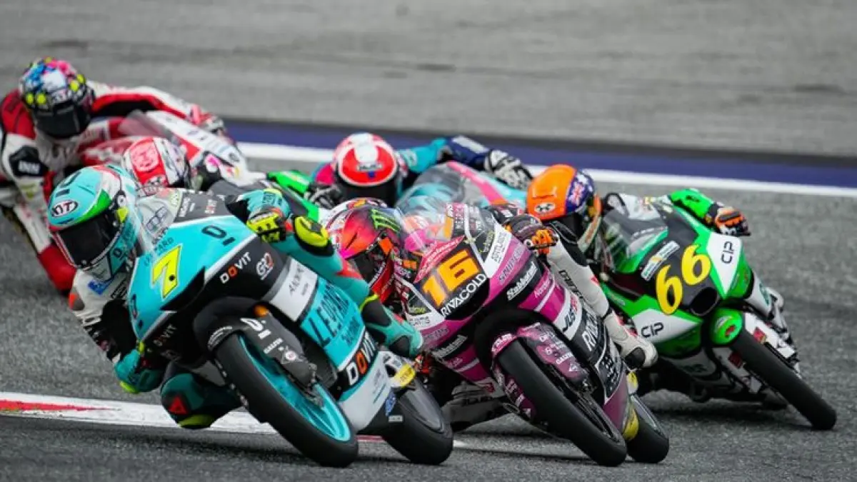 Hasil practice Moto3 San Marino 2026 menempatkan David Almansa sebagai yang tercepat, sementara Feda Ega Pratama finis P12 dan lolos Q2 (Pinterest).