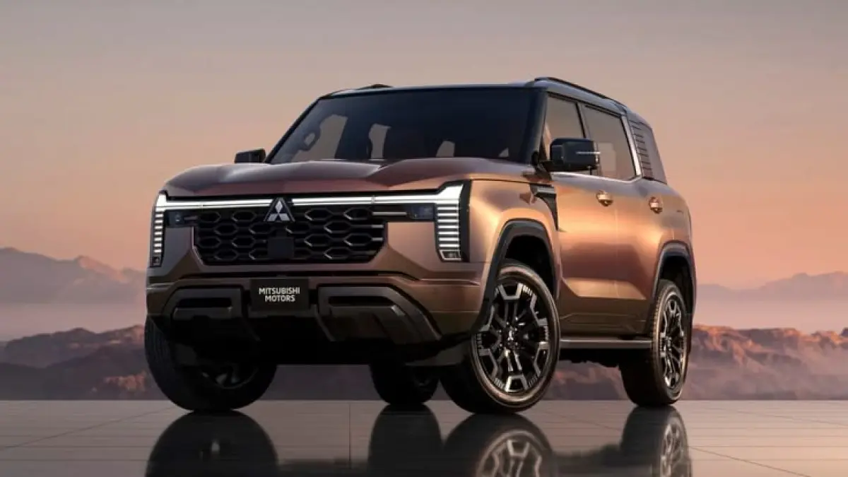 All New Mitsubishi Pajero resmi debut di Tokyo pada 2 September 2026. SUV flagship ini membawa desain baru dan tetap memakai ladder frame (Pinterest).