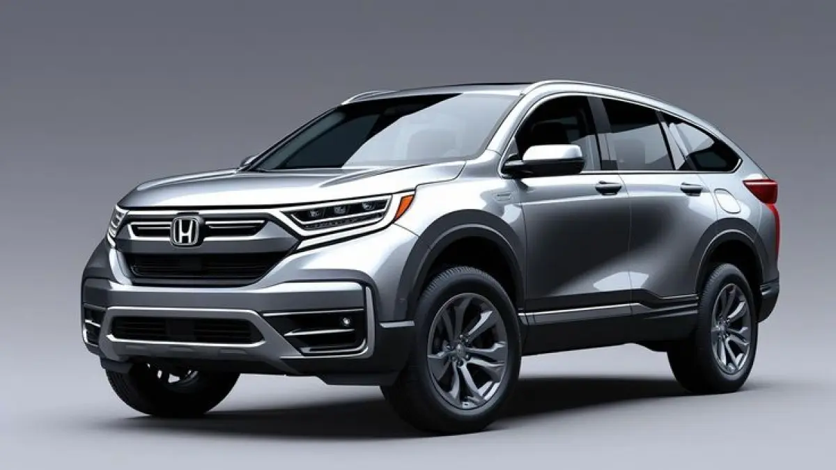 Honda CR-V 2027 mengandalkan hybrid 204 HP, kabin lega, bagasi luas, dan efisiensi hingga 40 MPG, tetapi tanpa sejumlah fitur pesaing.(PINTEREST)