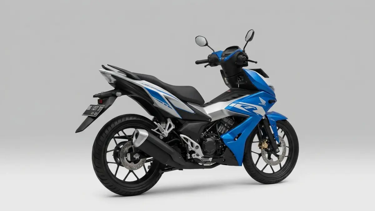 Honda Winner R disebut kandidat generasi baru Supra dengan mesin 149,2 cc, ABS, smart key, dan transmisi enam percepatan.(ILUSTRASI AI)