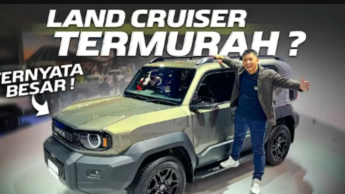 Toyota Land Cruiser FJ tampil memukau di GIIAS 2026, tawarkan ketangguhan platform IMV, mesin 2.7L tangguh, dan desain retro modern yang ikonik.