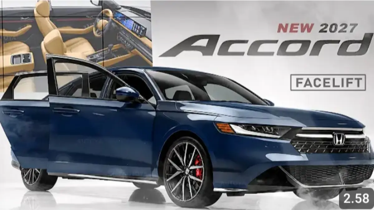 Honda Accord 2027 diprediksi mendapat facelift. Rendering digital menampilkan kemungkinan desain eksterior, interior, warna baru, dan powertrain.
