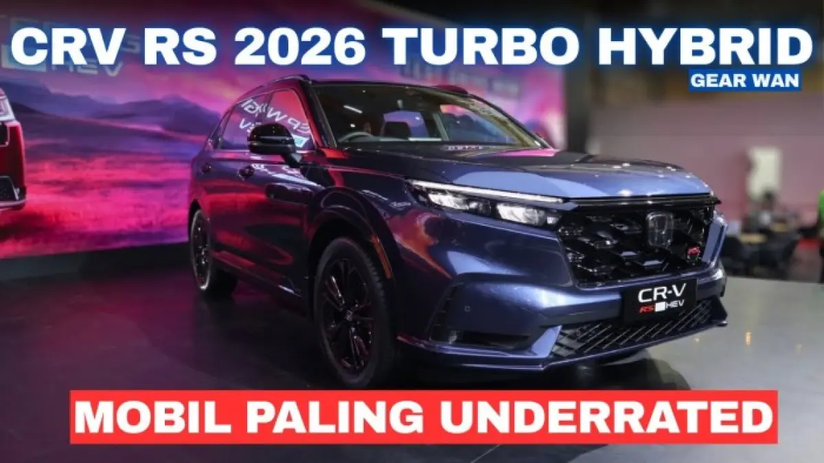 Honda CR-V Hybrid RS dibanderol Rp825 juta. Simak perbedaan fitur, interior, audio Bose, kamera 360, dan mesin 2.000 cc.