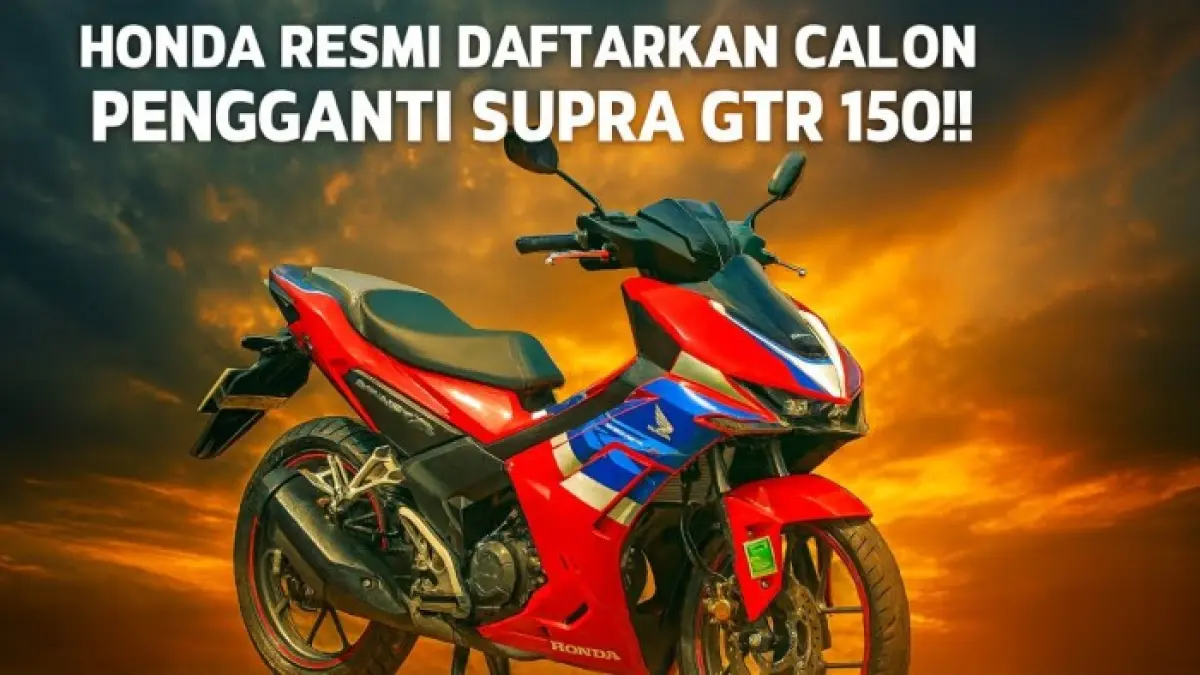 Honda Winner R150 terdaftar di Indonesia dan disebut berpeluang menjadi penerus Supra GTR 150. Namun, belum ada kepastian soal peluncurannya.
