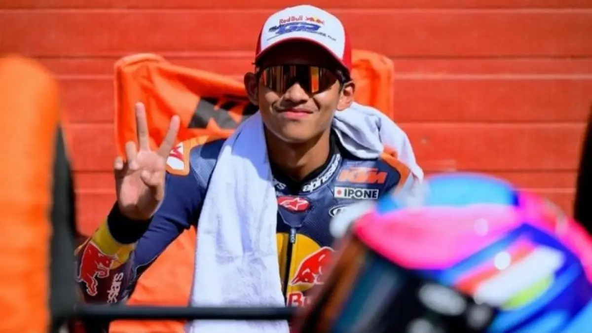 Feda Ega Pratama disorot setelah performa motor Honda Team Asia menurun. Rumor sabotase terkait transfer mencuat, tetapi belum terbukti (Pinterest).