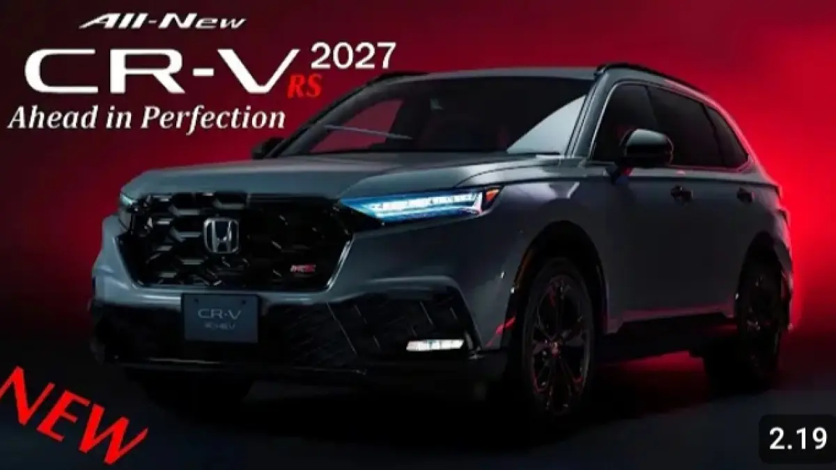 Honda CR-V e:HEV RS 2027 tampil sebagai Black Edition dengan Real-time AWD, Linear Shift Control, dan bagasi berkapasitas 590 liter.