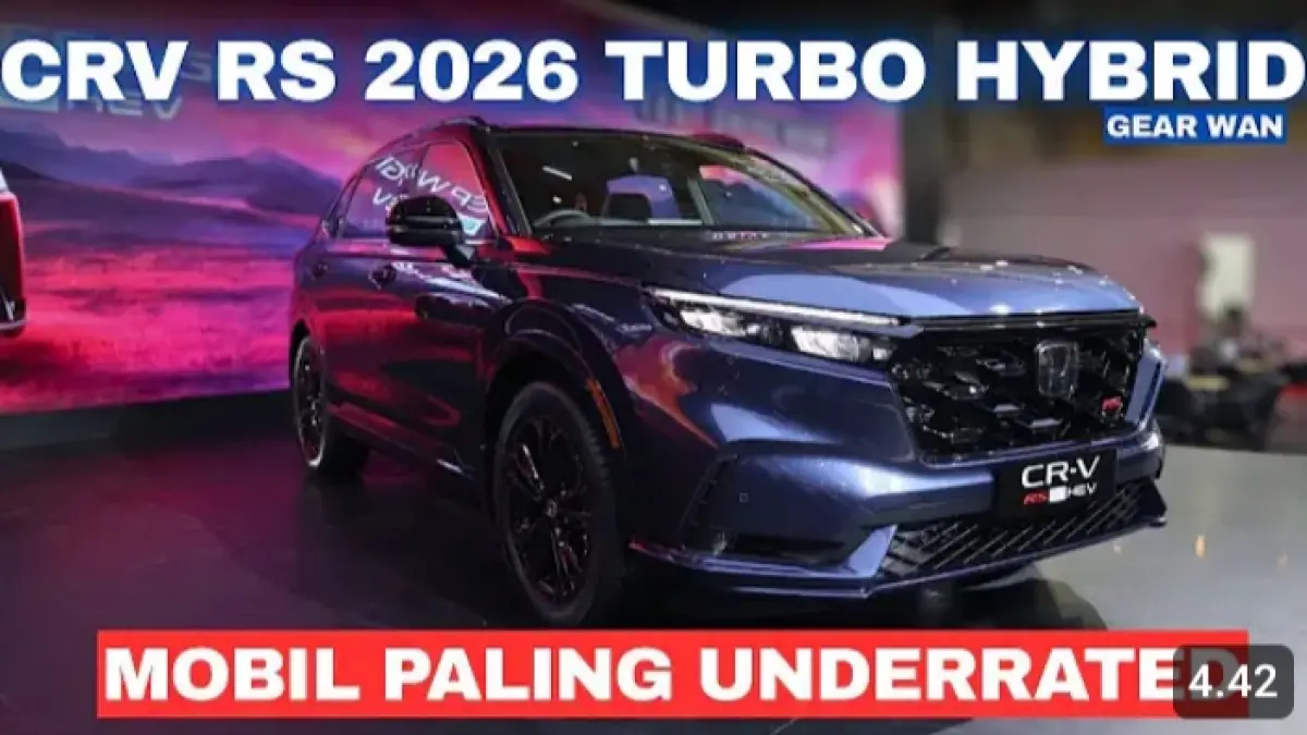 Honda CRV Hybrid RS 2026 dibanderol Rp825 juta. Simak perbedaan fitur, desain, interior, dan spesifikasi mesin 2.000 cc dalam ulasan ini.
