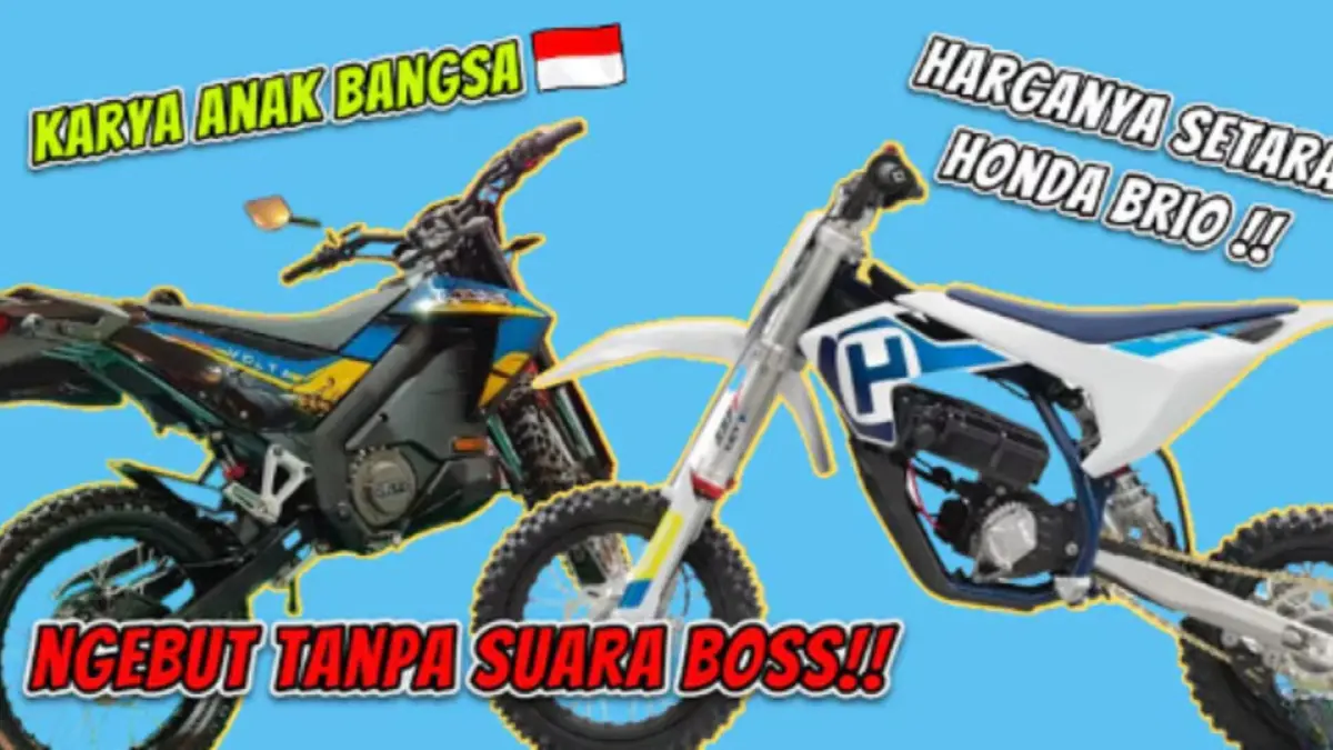 Deretan motor trail listrik terbaik untuk trabas, mulai dari Viar E-Cross, Volta Godam, Bima Enduro, hingga pabrikan Honda, Yamaha, KTM, dan Husqvarna.