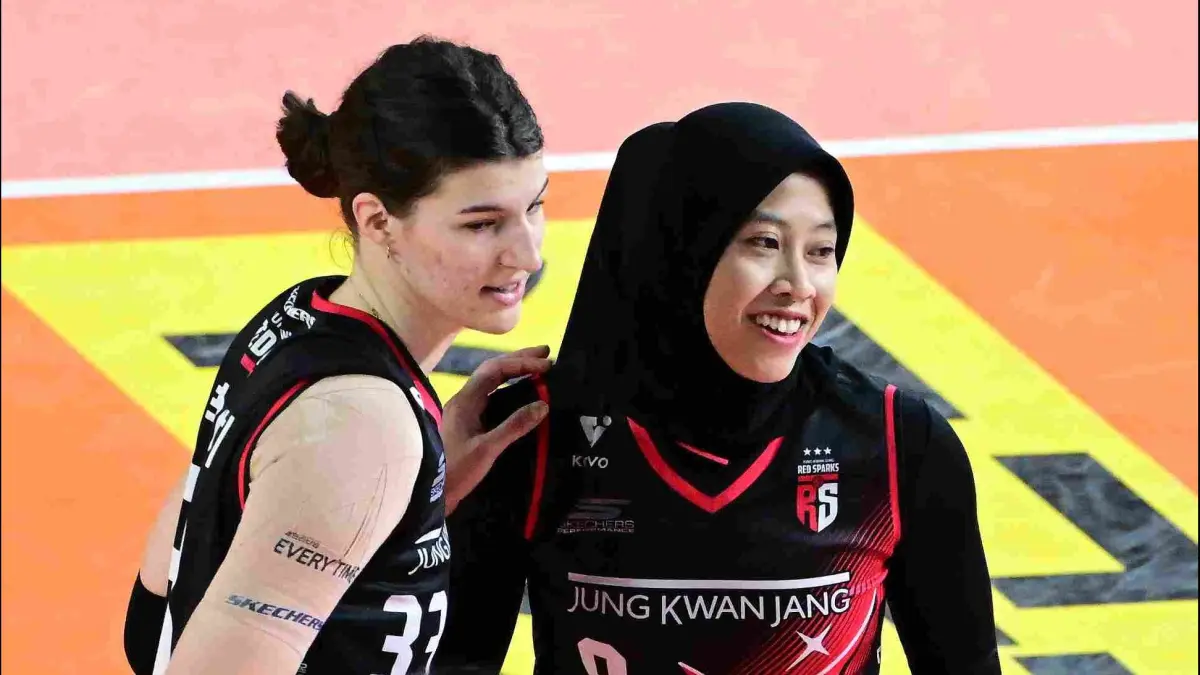 Vanja Bukilic ingin bertemu Megawati yang kini menjadi rival setelah keduanya berpisah klub di Liga Voli Korea musim 2026-2027 (Pinterest).