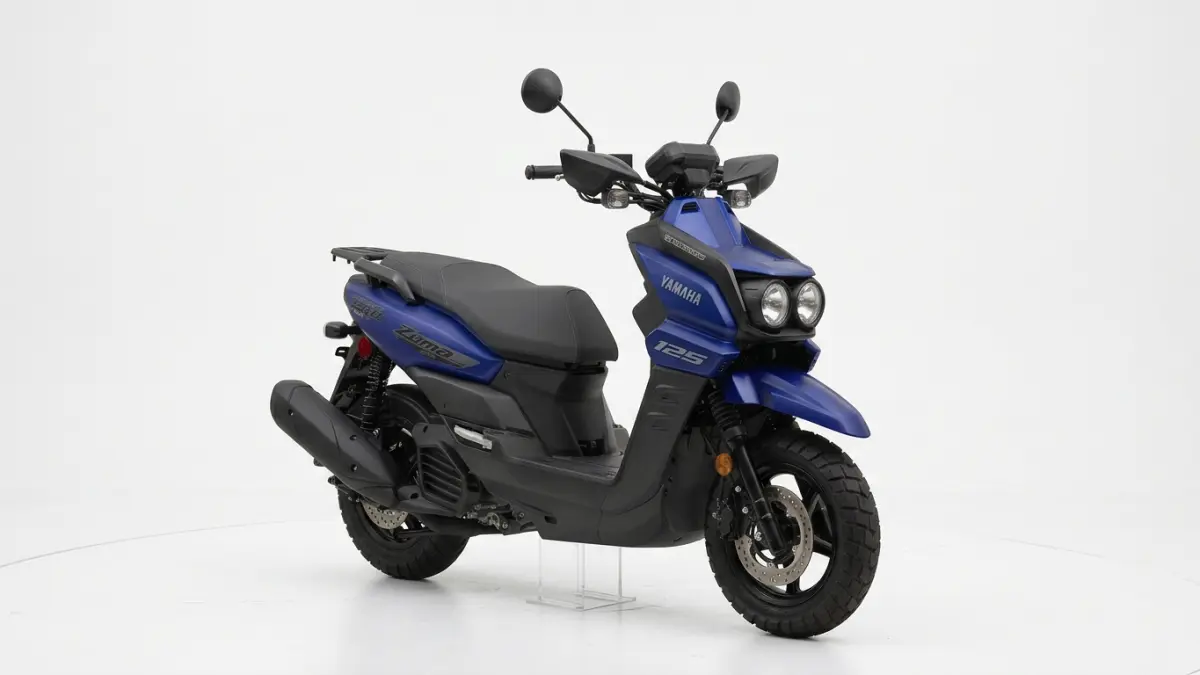 Yamaha Zuma 125 2026 hadir dengan mesin 125 cc, CVT otomatis, desain tangguh, dan konsumsi BBM sekitar 50–60 MPG.(ILUSTRASI AI)