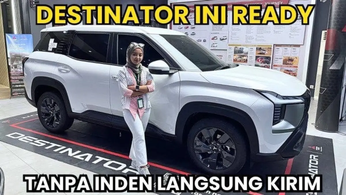 Mitsubishi Destinator GLS hadir dengan lampu full LED, ground clearance 244 mm, layar 8 inci, dan kabin luas dengan harga di bawah Rp400 juta.