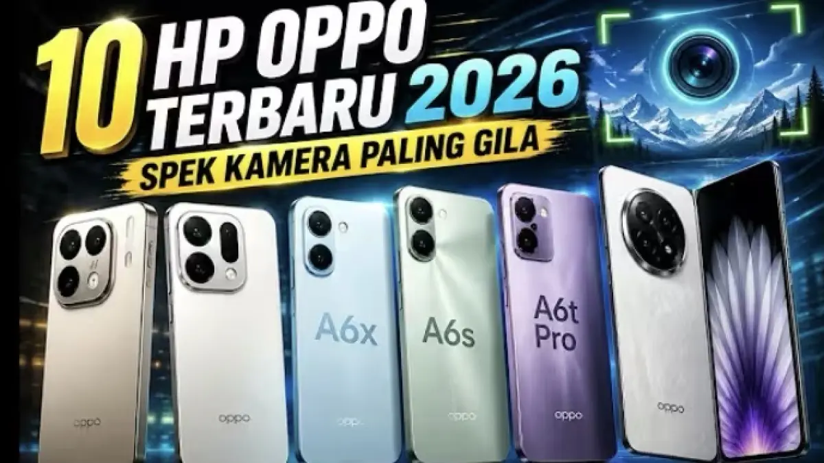 Oppo gebrakan pasar 2026 dengan rilis jajaran HP baterai jumbo 7.000 mAh dan fitur tahan air IP69 dari A Series hingga Find X9.