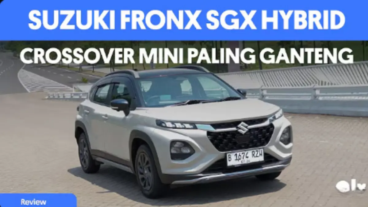 Suzuki Fronx tipe SGX dibekali mesin 1.500 cc K15C Mild Hybrid, lampu LED Tiger Claw, dan fitur ADAS. Cek spesifikasi lengkap SUV subkompak ini.