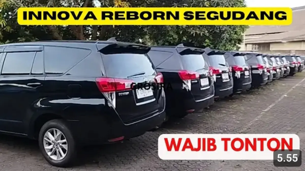 Innova bekas x-rental tahun 2018-2020 tersedia di Pool Bluebird Bintaro. Unit bensin tipe G manual bisa dibeli satuan sebelum masuk lelang.