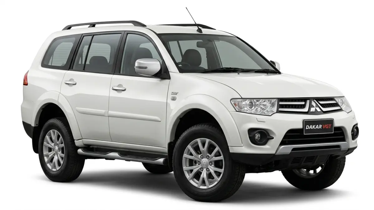 Pajero Dakar VGT 2014 ditawarkan Rp365 juta. SUV diesel ini memiliki sunroof, paddle shift, jok kulit.(ILUSTRASI AI)