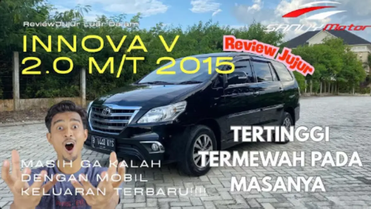 Toyota Innova V manual 2015 bekas bensin odometer 50 ribu km hadir di Sandi Motor. Kondisi mulus, ori, service record, garansi bebas tabrak dan banjir.